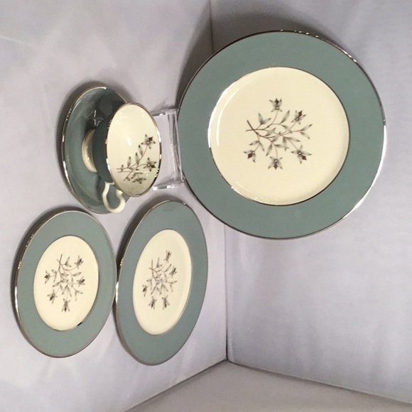 LENOX  KINGSLEY X- 445 MADE IN USA COLLECTIBLE 5 PIECES DINNERWARE FOR 1 - Picture 9 of 9